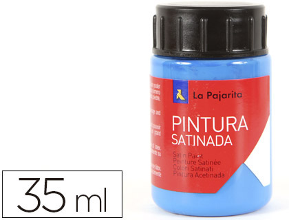 Pintura látex La Pajarita cyan 35ml.